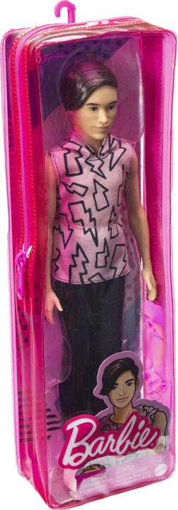 Produktbild Barbie Ken Fashionistas Puppe im Hoodie mit Blitzen, braune Haare, Hose, für Kinder von 3 bis 8 Jahren