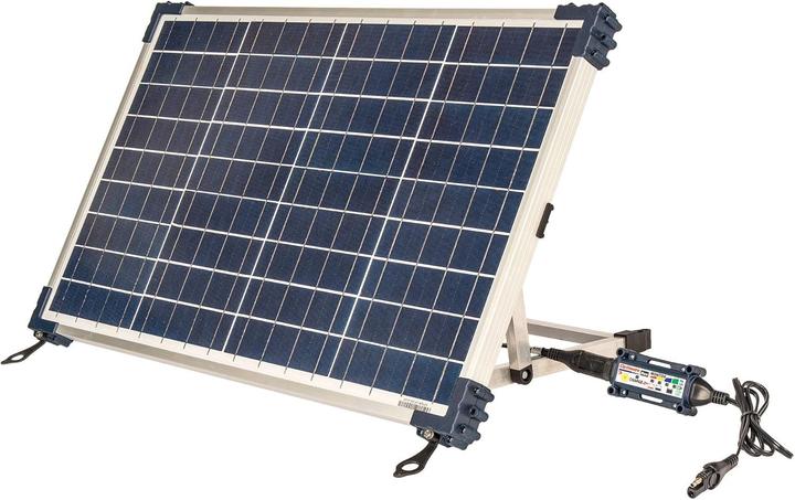 Image du produit Tecmate OptiMate Solar DUO 40W Travel Kit, TM-522-D4-TK, 6-stappen 12V / 12.8V 3.33A gesloten solar accu bes (40 W, 5 kg)