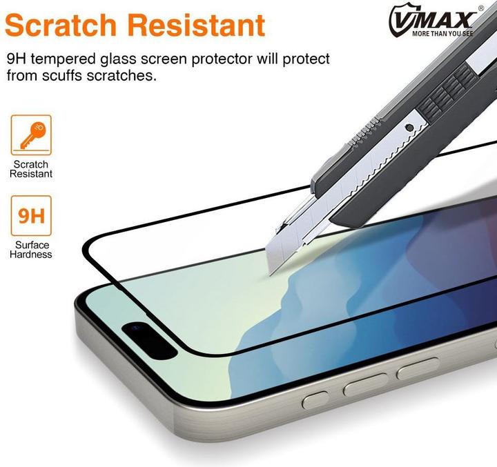 Actual product image Vmax tempered glass 9D Glass for iPhone 12 Pro Max 6,7" (Apple iPhone 12 Pro Max)