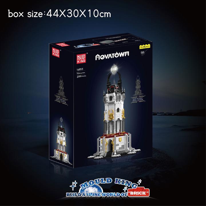 Actual product image Mould King Medieval lighthouse