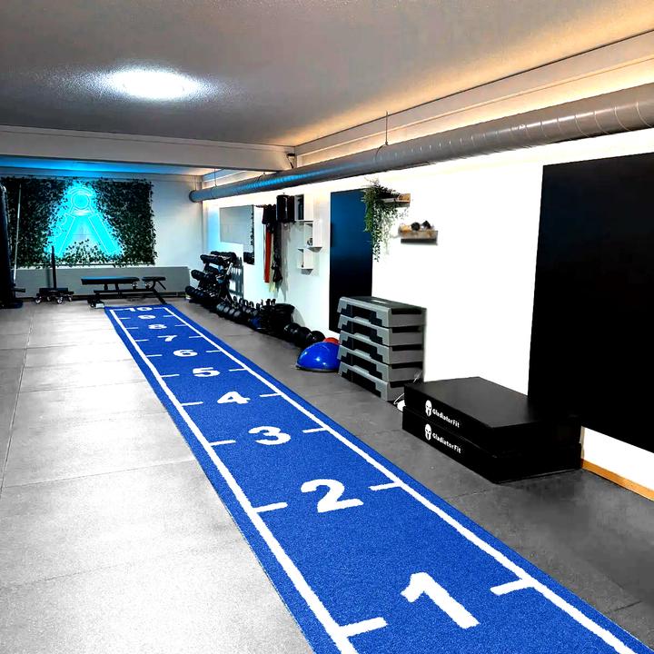 Actual product image Gladiatorfit Laufstrecke "Sled Track" aus abgestuftem Kunstrasen