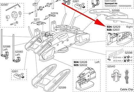 Produktbild Thule Halter Leuchte rechts 13pin VC