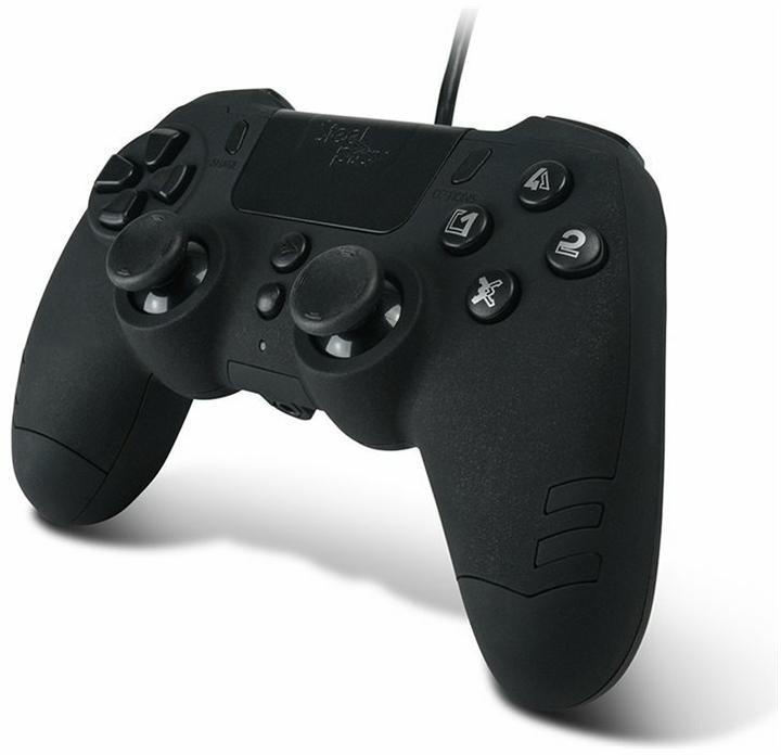 Actual product image Steelplay Slim Pack Wired Controller Ebony Black Multi (PS4, PC)
