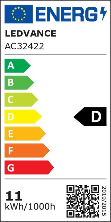 Energie-Label Osram Retrofit (E27, 11 W, 1521 lm, 1 x, D)