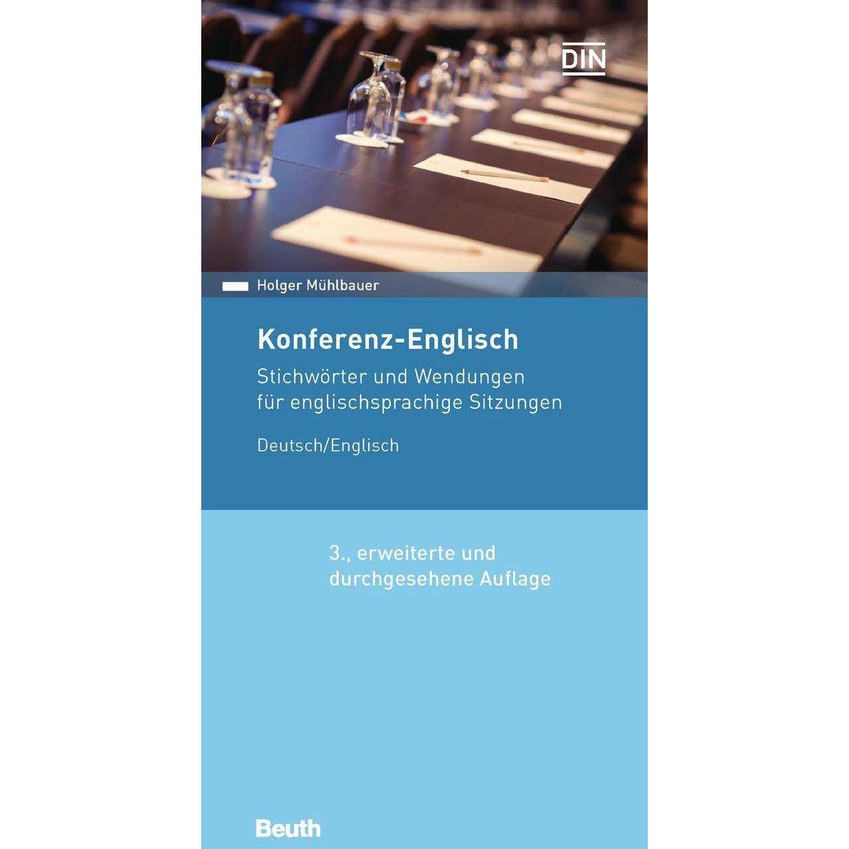 Konferenz-Englisch, Schulbücher von Holger Mühlbauer