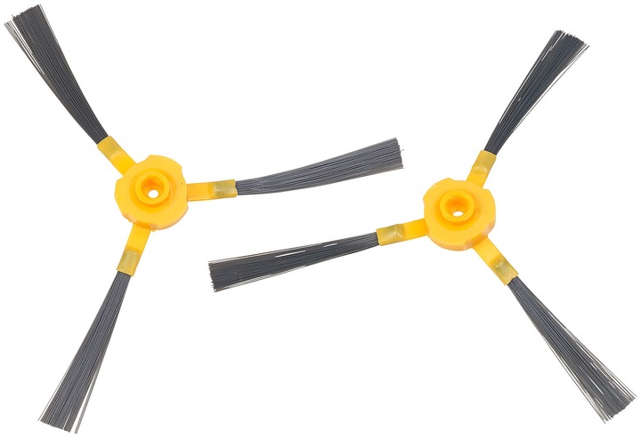 Actual product image Sichler Set of 2 replacement side brushes for vacuum cleaner robot PCR-3000