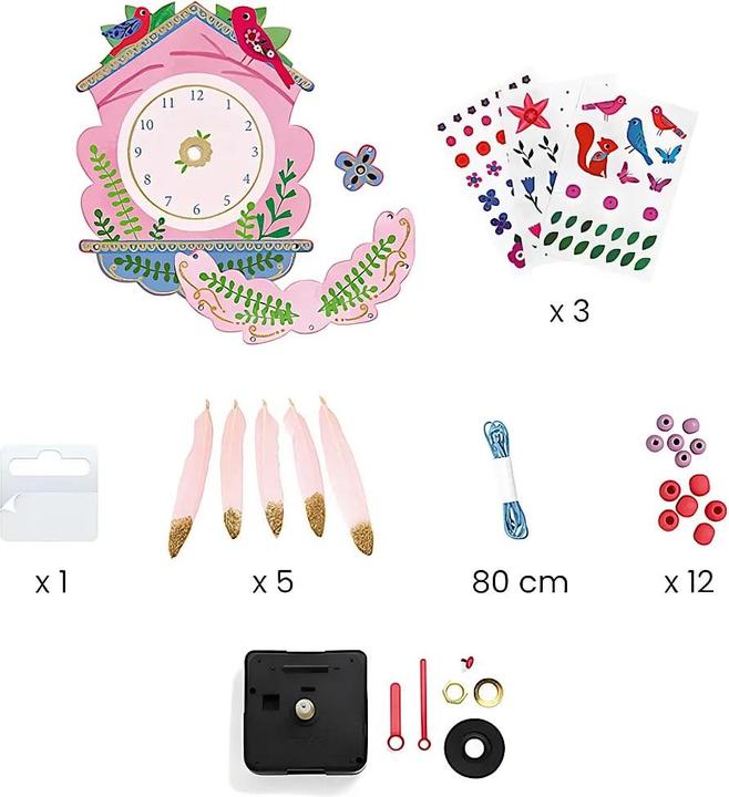 Produktbild Djeco DIY - Wanduhr Kuckuck