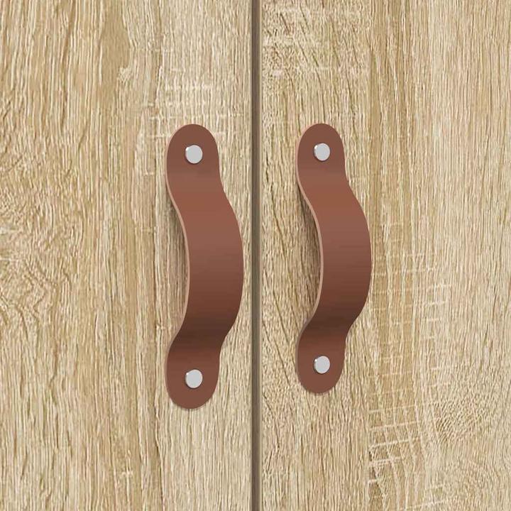 Produktbild vidaXL Bettgestell mit Stauraum Sonoma Eiche 120x200 cm (120 x 200 cm)