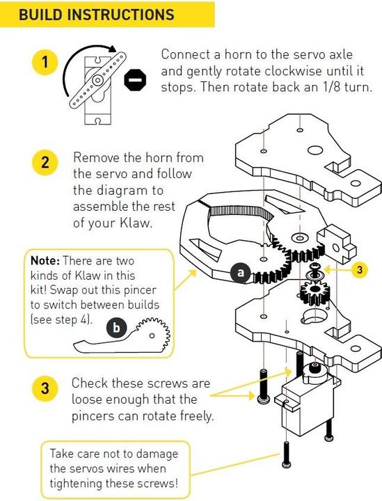 Produktbild Kitronik MOVE Motor Klaw Kit