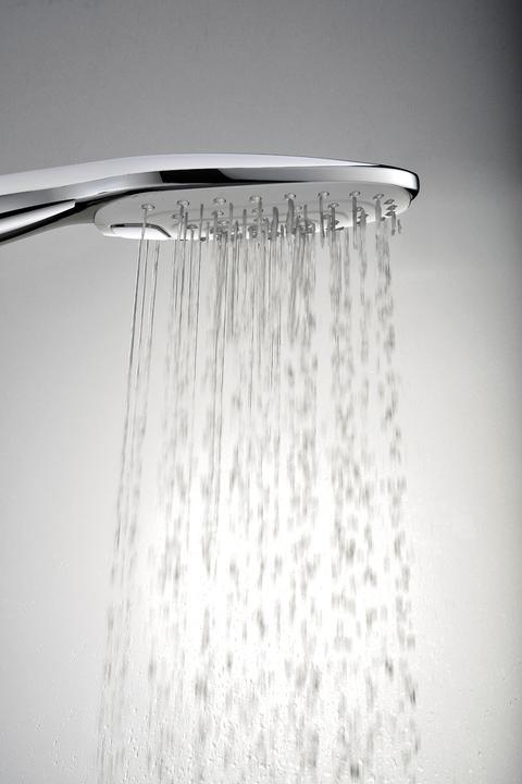 Actual product image Omnires Davis Duschkopf chrom/weiss