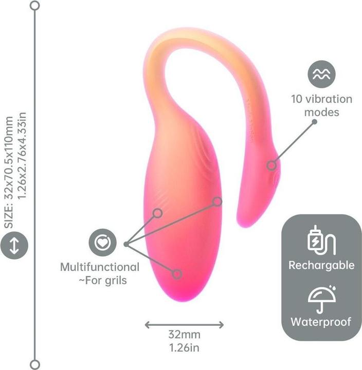 Actual product image Magic Motion - - Flamingo Max Vibrating Bullet