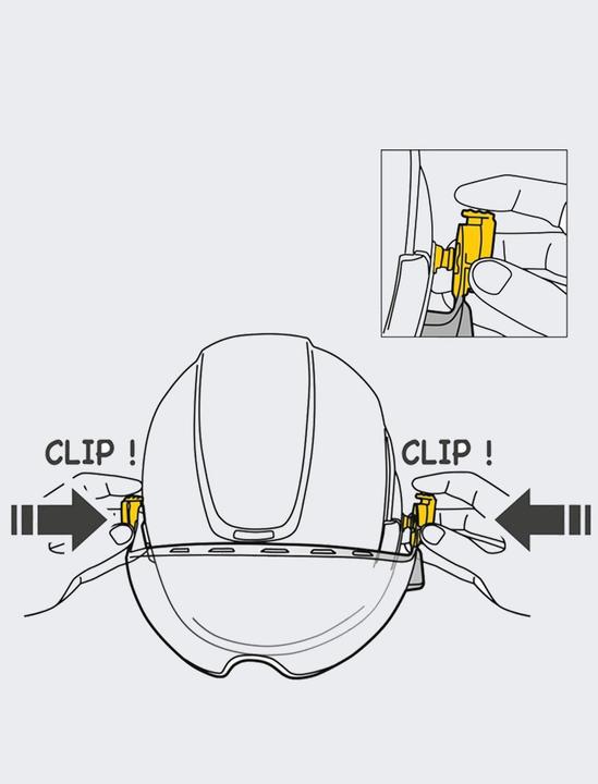 Actual product image Petzl Visière de protection pour les yeux - teinté (Safety glasses box)
