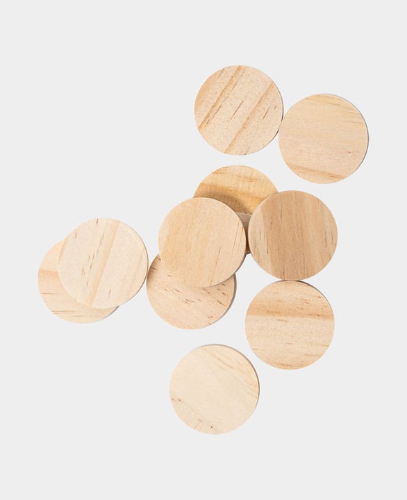 Immagine prodotto I Am Creative Dischi di legno rotondi, FSC, 10 pezzi.