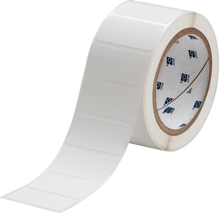 Immagine prodotto Brady THT-17-7546-3, poliestere a prova di manomissione, bianco, lucido, 50,80 x 25,40 mm, permanente (30