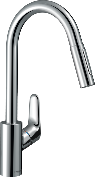 Produktbild hansgrohe Focus M41 Einhebel-Küchenarmatur 240, Ausziehbrause, 2 Strahlarten