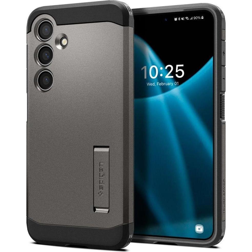 Spigen Tough Armor S921 szary/gunmetal ACS07356 (Samsung Galaxy S24+), Smartphone Hülle, Grau