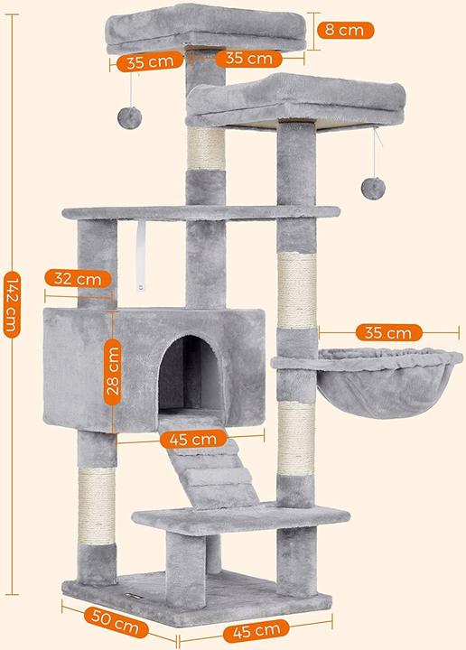 Image du produit Feandrea Meow (142 cm, Gris)