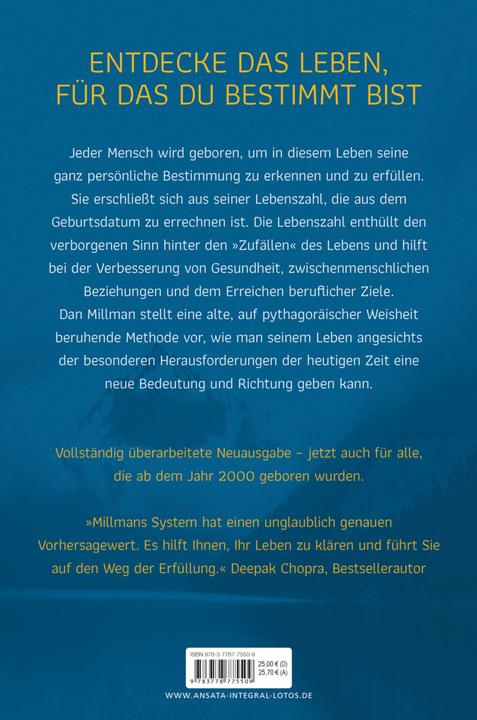 Produktbild Die Lebenszahl als Lebensweg (aktualisierte, erweiterte Neuausgabe) (Deutsch, Dan Millman, 2020)