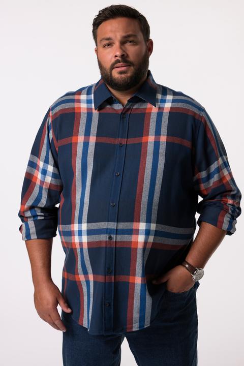 Produktbild Men+ Karo-Flanellhemd, Langarm, Kentkragen, Modern Fit (3XL)