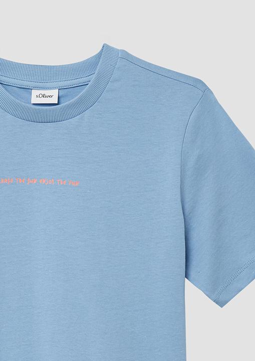 Immagine prodotto S.Oliver T-Shirt Baumwoll-T-Shirt mit Front- und Rückenprint (134, 140)