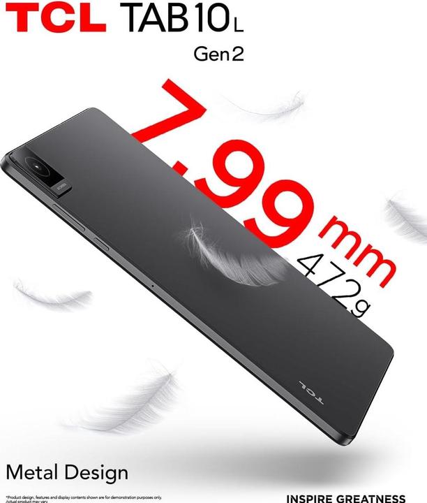 Immagine prodotto TCL TAB 10L Gen2 (10.10", 32 GB, Antracite)