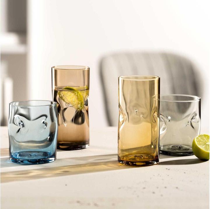 Immagine prodotto Leonardo Trinkglas Vesuvio 300 ml, 4 Stück, Blau (0.30 l, 4 x)