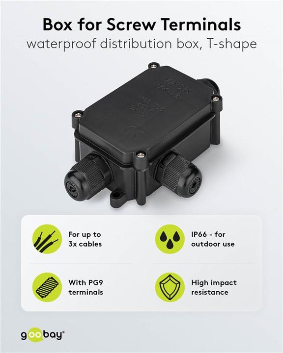 Actual product image Goobay Verbinderbox
