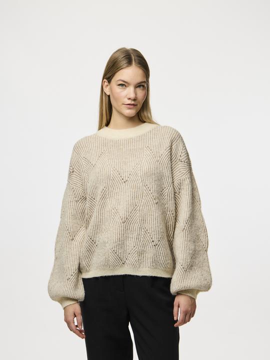 Actual product image Pieces Pcjenna Ls O-Neck Knit Noos Bc (S)
