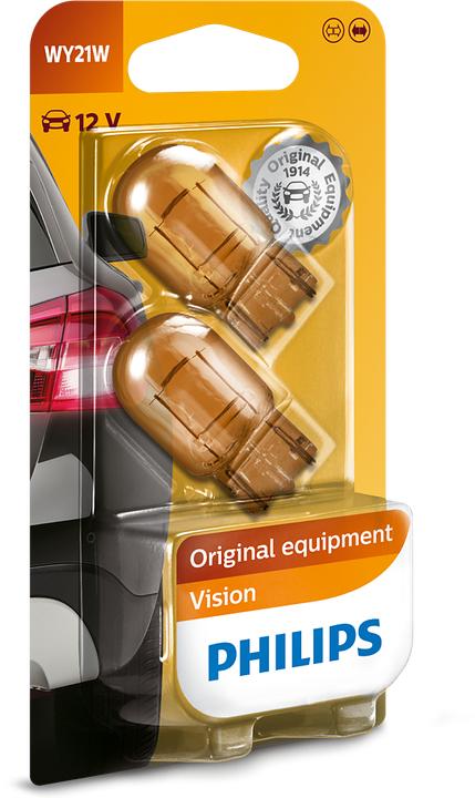 Produktbild Philips Vision 12071B2 Standard-Signal- und -Innenbeleuchtung (WY21W)