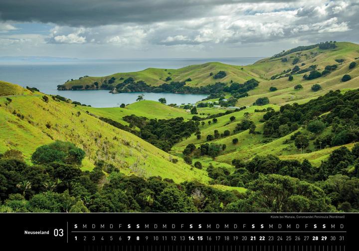 Produktbild Neuseeland Premiumkalender 2026