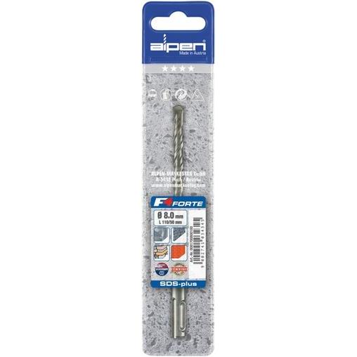 Alpen, Bohrereinsatz, Hammerbohrer SDS-PLUS (18 Millimeter)