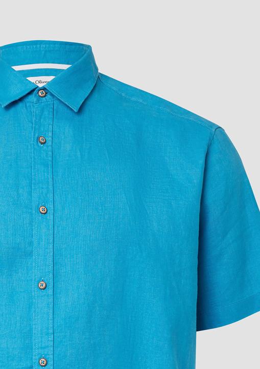 Produktbild S.Oliver Hemd Regular Fit: Leichtes Kurzarmhemd aus 100% Leinen (4XL)