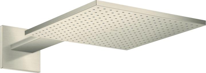 Immagine prodotto hansgrohe Soffione 300/300 2jet AXOR con braccio doccia a parete in nichel spazzolato (2 Tipi di raggi, 19 l/min)