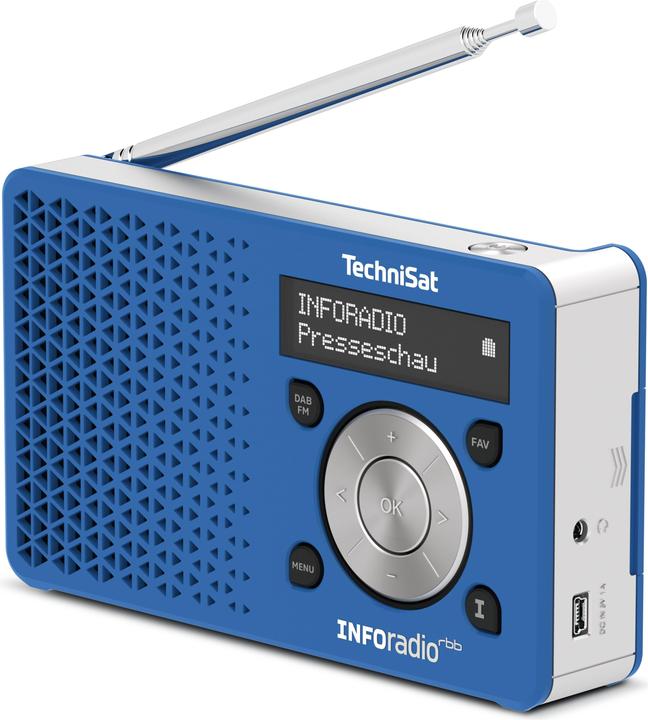 Immagine prodotto TechniSat DigitRadio 1 Inforadio-Edizione rbb scuro/argento (DAB, FM)