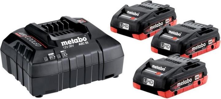 Metabo Basic set 3 X LIHD 4.0 AH (18 V)