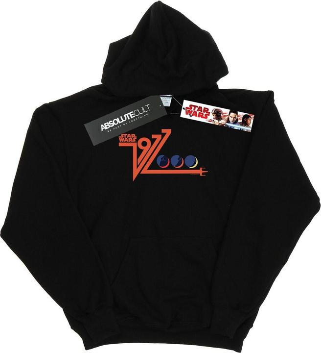 Immagine prodotto Star Wars Retro 1977 Death Star Felpa con Cappuccio Uomo (XXL)