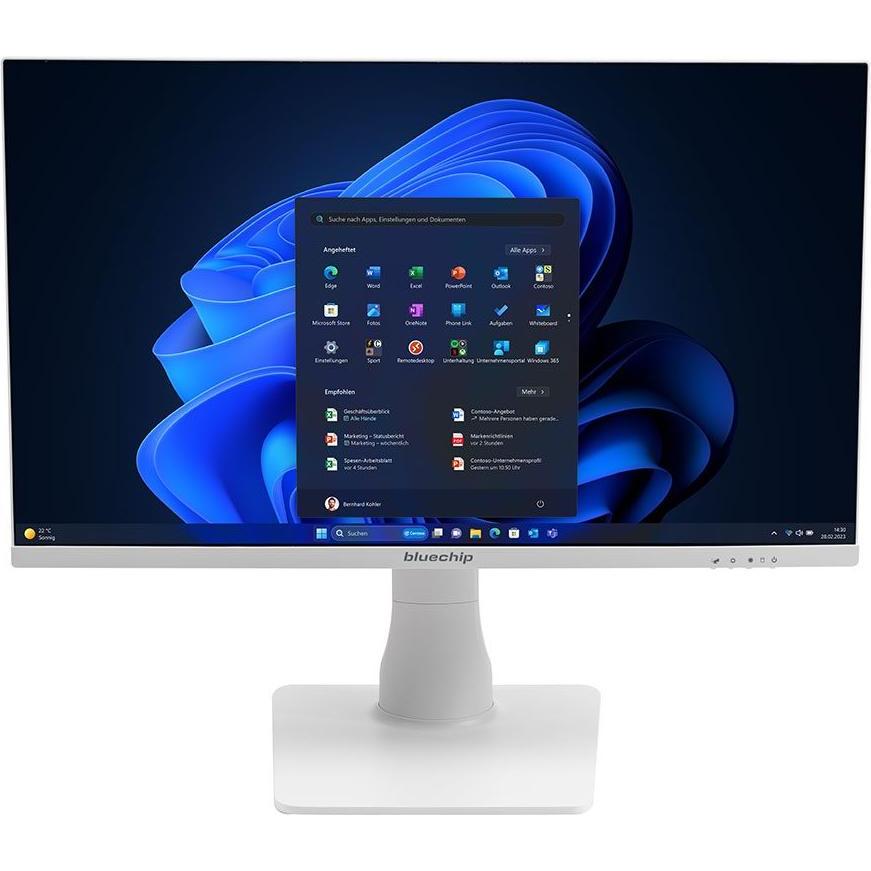 Bluechip BUSINESSline AIO2350 *white* Intel Core™ i5 Prozessor 14400 / bis zu 4.70 GHz, Windows... (Intel Core i5-14400,...