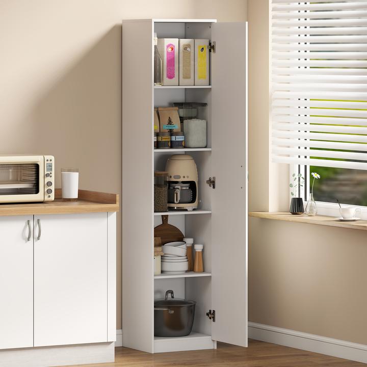 Image du produit Homcom Küchenschrank Spanplatte Weiss