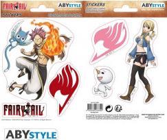 Image du produit ABYstyle FAIRY TAIL - Stickers - 16x11cm 2 feuilles - Natsu Lucy X5