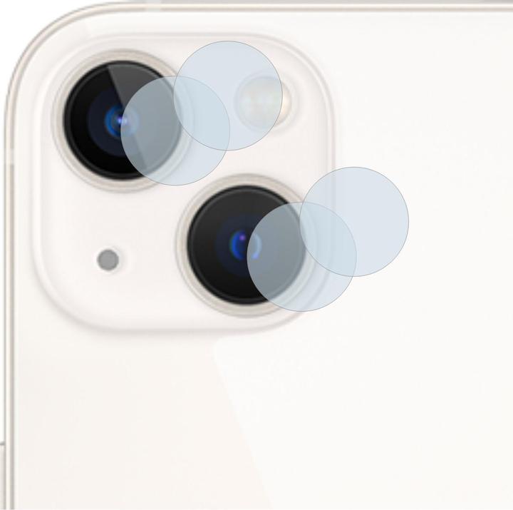 Actual product image BROTECT Screen Protector Clear (2 Piece, Apple iPhone 13)