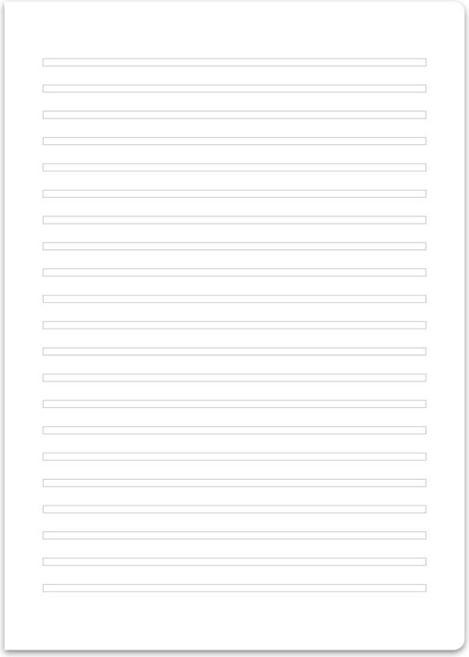 Actual product image Ursus Exercise book 3rd school year (A4, Lined, Soft cover)