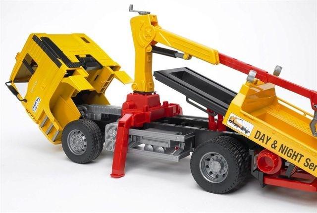 Actual product image Bruder Man tow truck with off-road vehicle