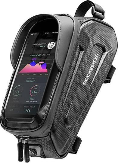 Produktbild Rockbros B68-1 armored bicycle bag for phone 1.5l - black (1.70 l, Rahmentasche)