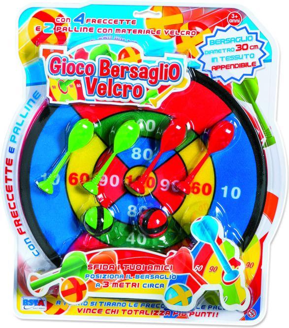 Immagine prodotto Rs Toys Bersaglio velcro 30 cm con 4 freccette e 2 palline