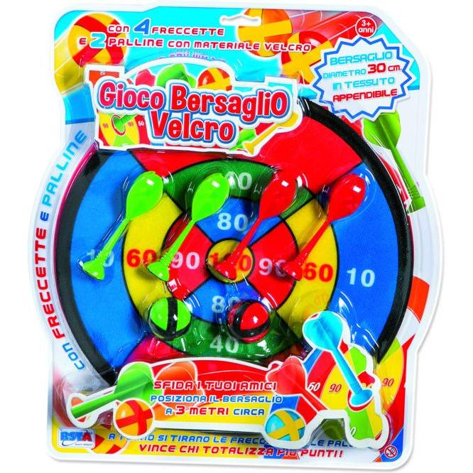 Rs Toys Velcro Target 30 cm with 4 Darts and 2 Balls