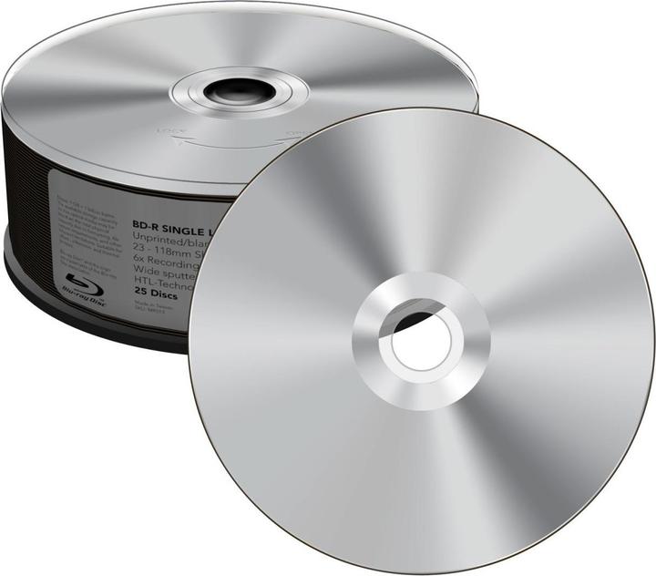 Produktbild MediaRange BD-R 6x unbedruckt Cakebox (25x)