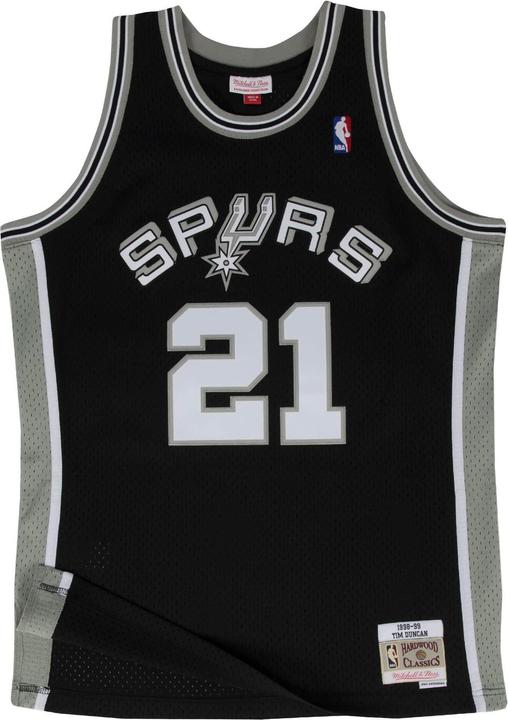 Actual product image Mitchell & Ness Swingman Mesh Jersey San Antonio Spurs 98-99 Tim Duncan XXL (XXL)