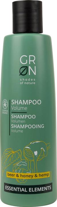 GRN ESSENTIAL Shampoo Volumen Bier & Honig & Hanf (250 ml, Flüssiges Shampoo)