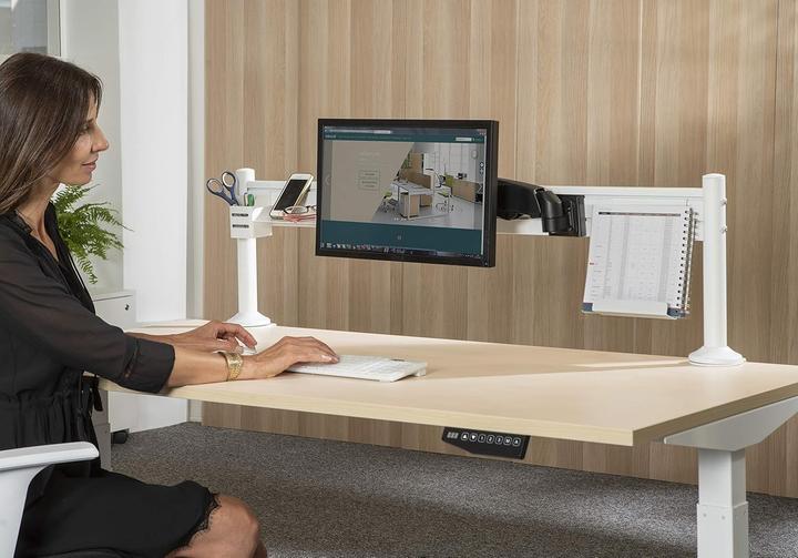 Actual product image Unilux Organisational element ERGO STATION, white (Table, 27", 7 kg)