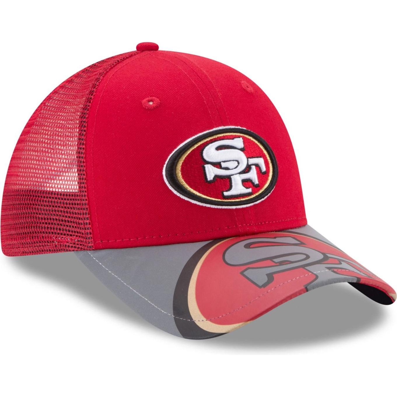 New Era, Jungen, Cap, Trucker Reflect NFL Teams, Rot, (55, 56, 54 C)